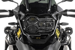 TOURATECH Stainless steel headlight protector black, with quick release fastener for LED headlight, for BMW R1250GS/ R1250GS Adventure *OFFROAD USE ONLY* | 01-037-5095-0