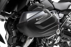 TOURATECH Cylinder protection aluminium black (set) for BMW R1250GS / R1250R / R1250RS / R1250RT | 01-037-5132-0