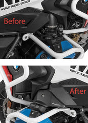 TOURATECH Cover for butterfly valves (Set), black, for BMW R1250GS/ R1200GS (LC) from 2017 | 01-037-5495-0