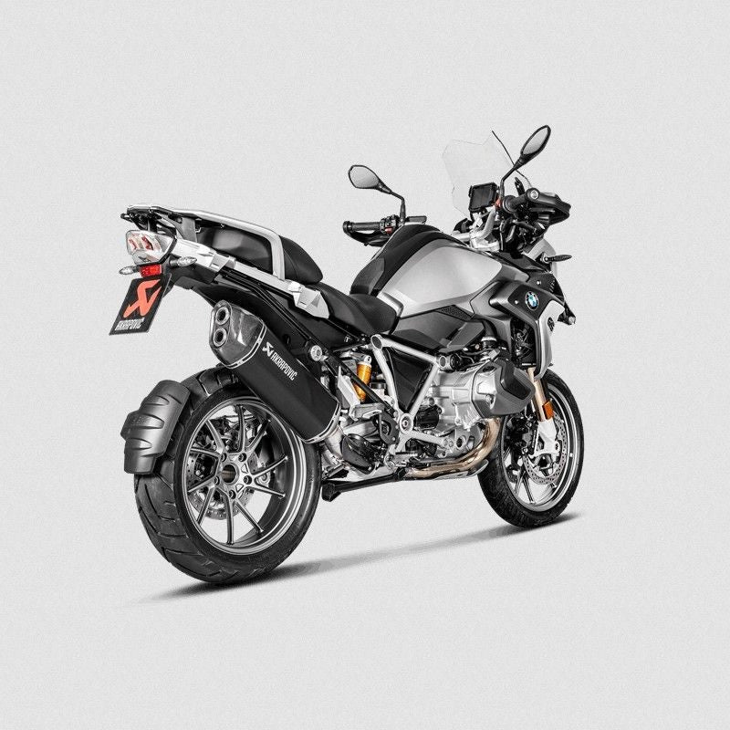 TOURATECH Exhaust Akrapovic slip-on, Titan, black for BMW R1250GS / R1250GS Adventure from 2019 | 01-037-5850-0