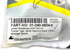 TOURATECH Crossbar 22/25 250 Triumph Tiger, Suzuki V-Strom, Kawasaki Versys, BMW F850GS, G650Xchallenge, HP2 | 01-040-0604-0