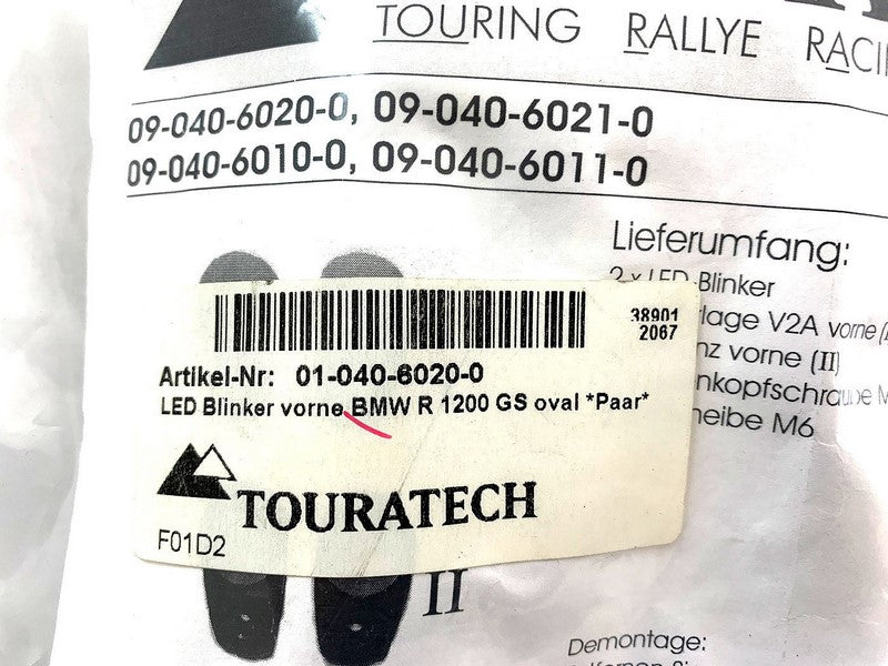 TOURATECH / ツアラテック LED indicators front BMW R 1200 GS oval *pair* | 01-040-6020-0