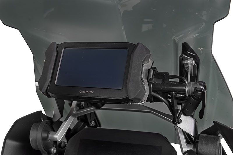 TOURATECH Windscreen stabilizer with GPS mounting bracket for BMW R1250GS/ R1250GS Adventure/ R1200GS (LC)/ R1200GS Adventure (LC) | 01-045-5330-0