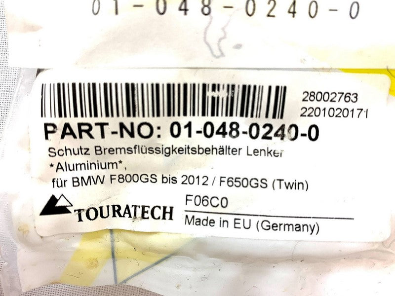TOURATECH / ツアラテック Guard for brake fluid container handlebars  for BMW F800GS / F650GS (Twin)*aluminium* | 01-048-0240-0
