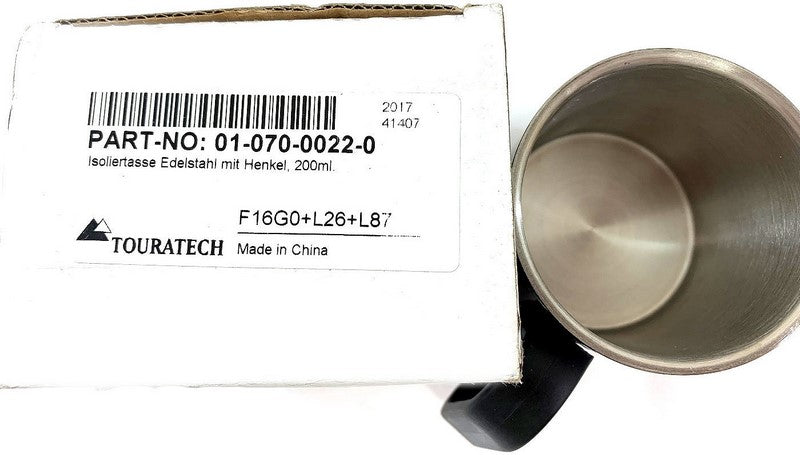 TOURATECH / ツアラテック Insulated stainless steel cup with handle | 01-070-0022-0