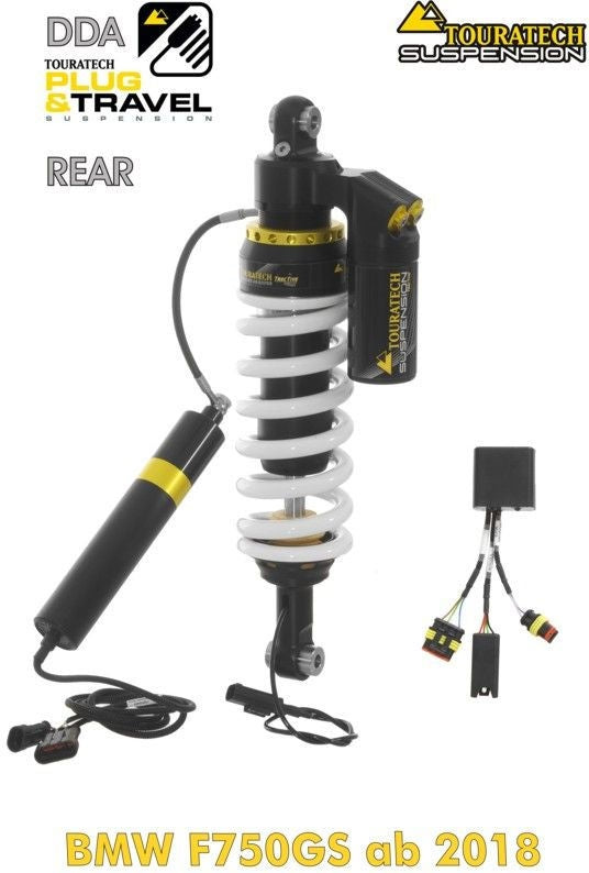 TOURATECH Touratech Suspension "rear" shock absorber for BMW F750GS from 2018 DDA / Plug & Travel | 01-082-5895-0