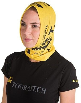 TOURATECH Multi functional head cloth "Enduro Frenzy", yellow | 01-200-0213-0