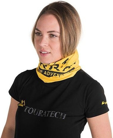 TOURATECH Multi functional head cloth "Enduro Frenzy", yellow | 01-200-0213-0