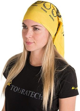 TOURATECH Multi functional head cloth "Enduro Frenzy", yellow | 01-200-0213-0