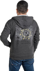 TOURATECH Sweat jacket "North-South" men, grey, Size: M | 01-200-2001-0