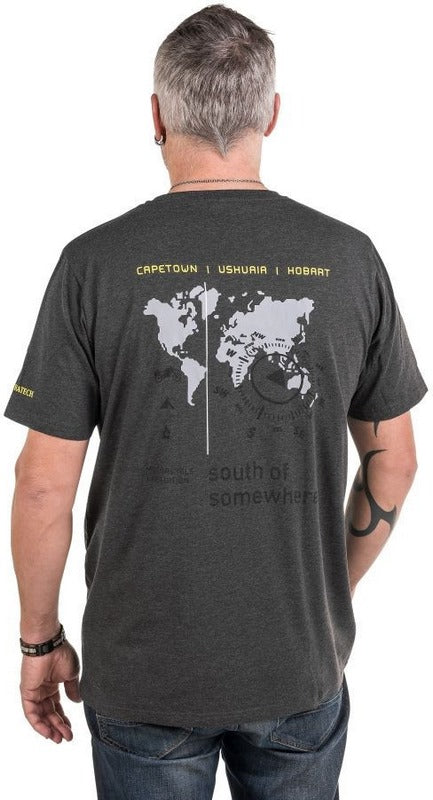 TOURATECH T-Shirt "North-South" men, grey, Size: M | 01-200-2036-0