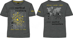 TOURATECH T-Shirt "North-South" men, grey, Size: M | 01-200-2036-0