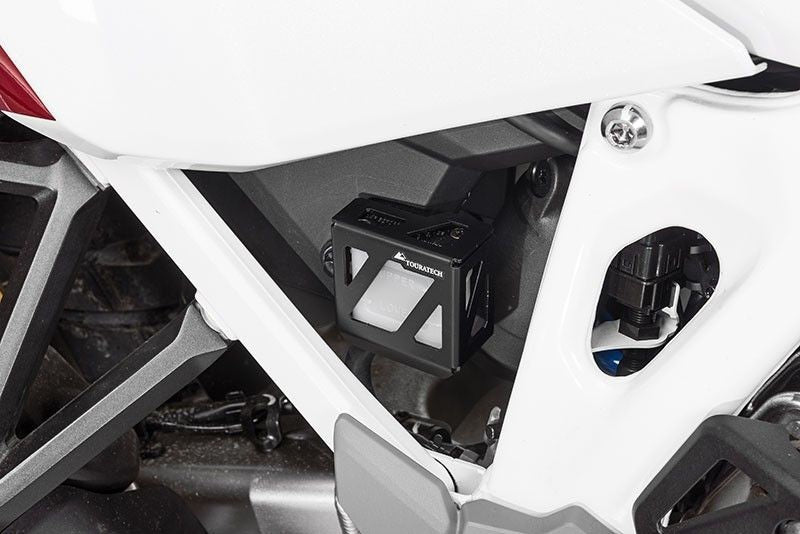 TOURATECH Rear brake fluid reservoir guard black for Honda CRF1100L Africa Twin/ CRF1100L Adventure Sports | 01-403-5030-0