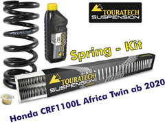 TOURATECH Progressive replacement springs for fork and shock absorber, for Honda CRF1100L Africa Twin from 2020 | 01-403-5839-0