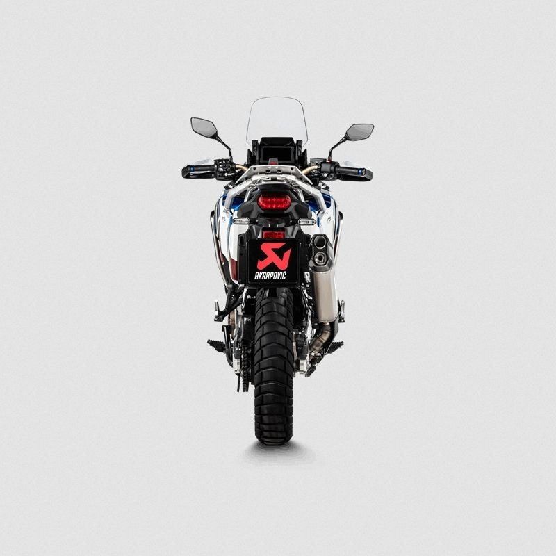 TOURATECH Exhaust Akrapovic slip-on, Titan, black for Honda CRF1100L Africa Twin/ CRF1100L ADV Sports (2020-) | 01-403-5850-0