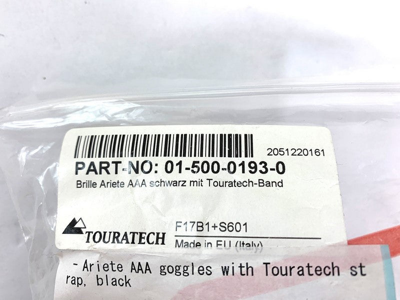 TOURATECH / ツアラテック Ariete AAA goggles with Touratech strap, black | 01-500-0193-0