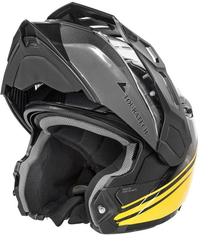 TOURATECH Aventuro Traveller Carbon, Color: gelb, Size: M | 01-500-2732-0