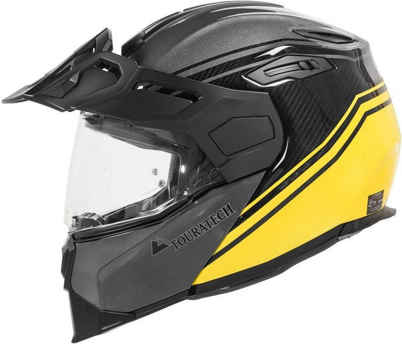 TOURATECH Aventuro Traveller Carbon, Color: gelb, Size: L | 01-500-2733-0