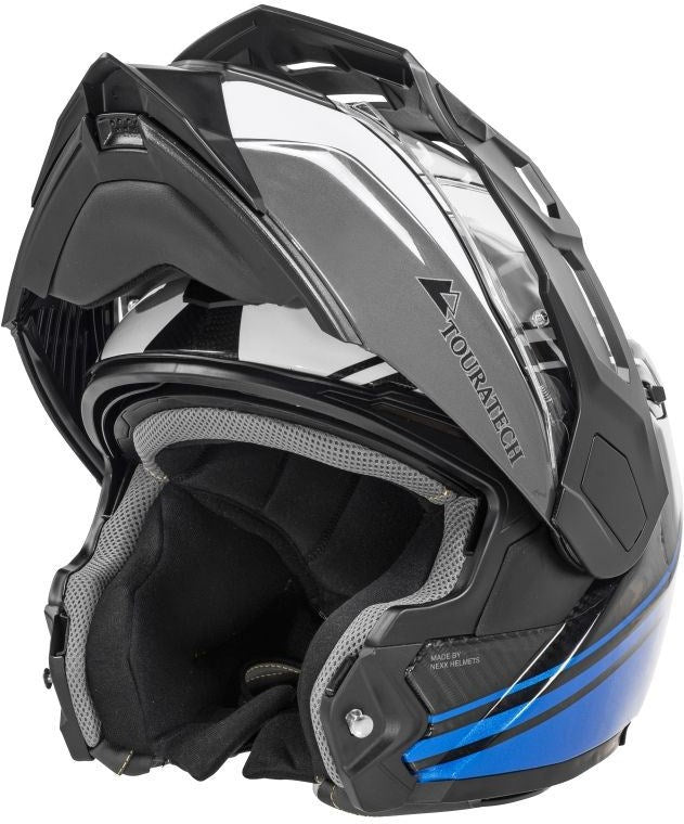 TOURATECH Aventuro Traveller Carbon, Color: Blue, Size: XL | 01-500-2744-0