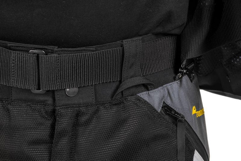 TOURATECH Compañero Summer Traveller, trousers women, Color: Yellow-Gray, Size: 42 | 01-510-1142-0