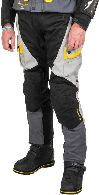 TOURATECH Compañero Summer Traveller, trousers men, Color: Yellow-Gray, Size: 50 | 01-510-1150-0