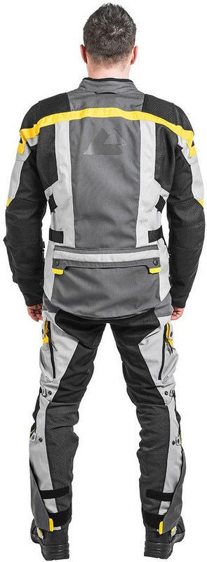 TOURATECH Compañero Summer Traveller, jacket men, Color: Yellow-Gray, Size: 46 | 01-510-1246-0