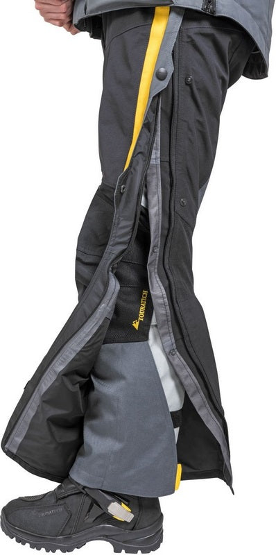 TOURATECH Compañero Weather Traveller, trousers men, Color: Yellow-Gray, Size: 62 | 01-510-2162-0