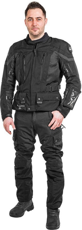 TOURATECH Compañero Summer Traveller, jacket men, Color: Black, Size: 29 | 01-511-1229-0