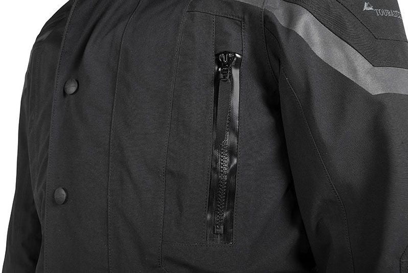 TOURATECH Compañero Weather Traveller, jacket women, Color: Black, Size: 44 | 01-511-2244-0
