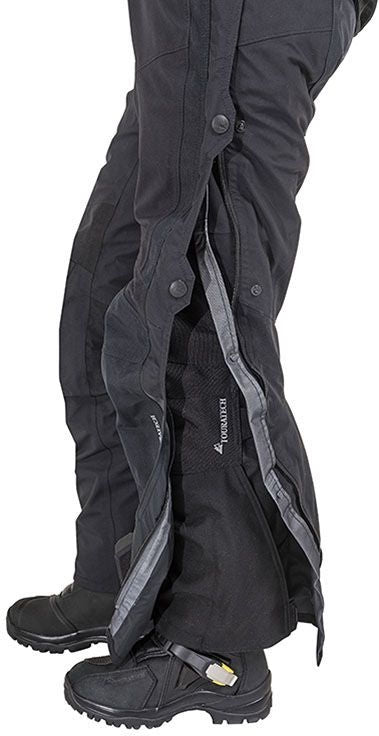 TOURATECH Compañero World Traveller, trousers women, Color: Black, Size: 40 | 01-511-3140-0