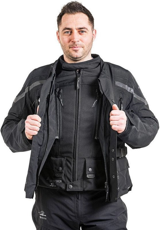 TOURATECH Compañero World Traveller, jacket men, Color: Black, Size: 25 | 01-511-3225-0
