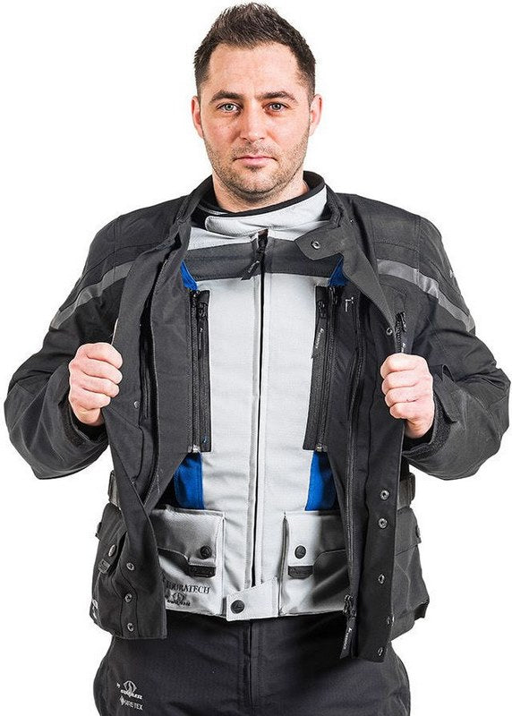 TOURATECH Compañero World Traveller, jacket men, Color: Blue, Size: 52 | 01-512-3252-0