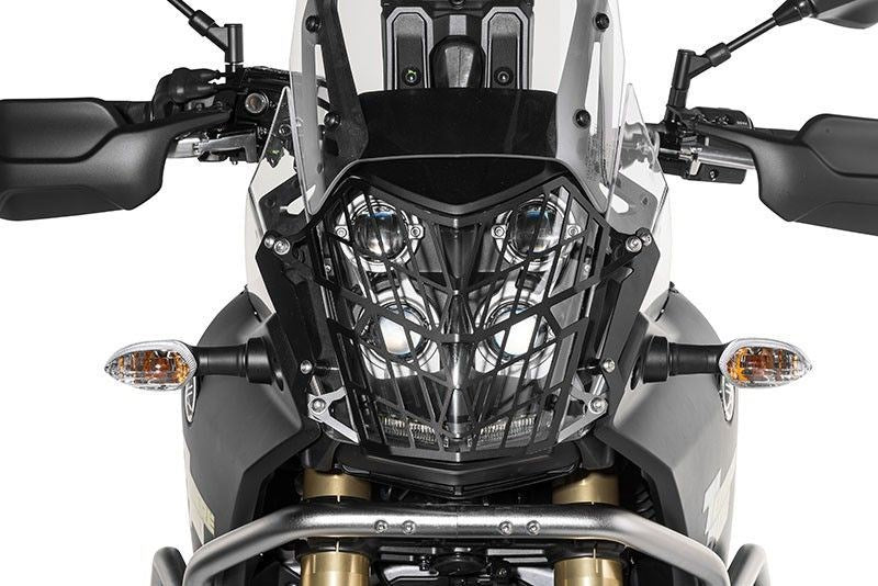 TOURATECH Headlamp guard black with quick release fastener for Yamaha Tenere 700 *OFFROAD USE ONLY* | 01-632-5095-0