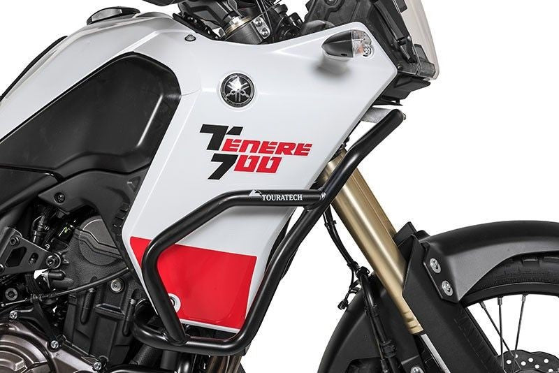 TOURATECH Stainless steel fairing crash bar, black Yamaha Tenere 700 | 01-632-5163-0