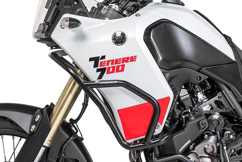 TOURATECH Stainless steel fairing crash bar, black Yamaha Tenere 700 | 01-632-5163-0