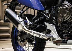 TOURATECH REMUS Black Hawk muffler slip on, stainless steel black, all street legal for Yamaha Tenere 700 | 01-632-5850-0