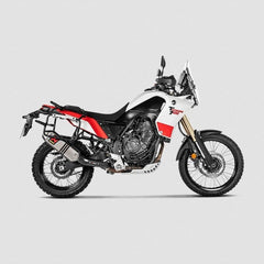 TOURATECH Exhaust Akrapovic slip-on, Titan, black for Yamaha Tenere 700 | 01-632-5851-0