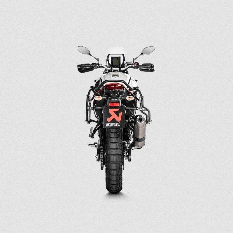 TOURATECH Exhaust Akrapovic slip-on, Titan, black for Yamaha Tenere 700 | 01-632-5851-0