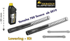 TOURATECH Lowering KIT about -35mm for Yamaha 700 Tenere ab 2019 forksprings and reversing lever | 01-632-5883-0