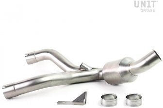 Unit Garage Headpipe without catalitic converter in inox | 1539