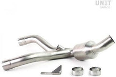 Unit Garage Headpipe without catalitic converter in inox | 1539