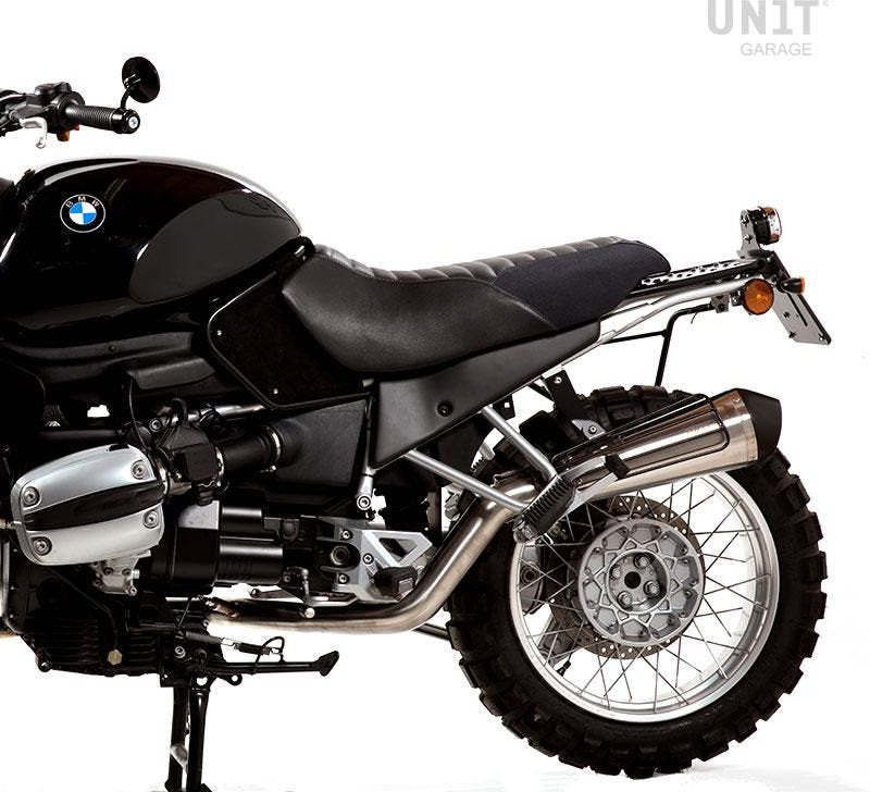 Unit Garage Seat Black Leather, Canvas R850R-R1100R | COD. 1567Black+1567T+2304