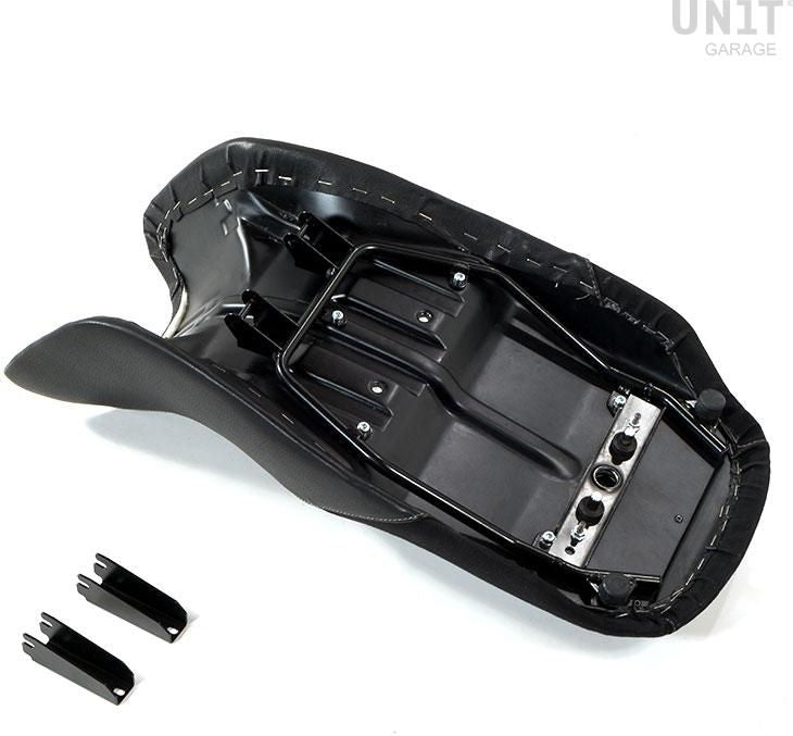 Unit Garage Seat Black Leather, Canvas R1150R | COD. 1567Black+1567T