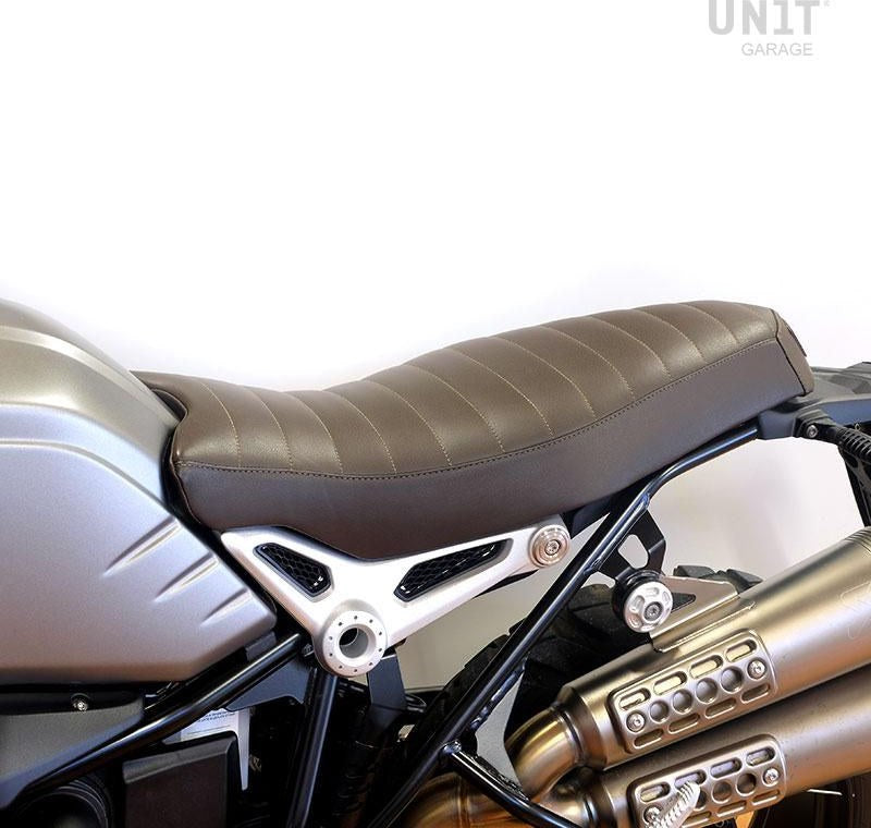 Unit Garage Biposto seat NineT | COD. 1601BrownLeather