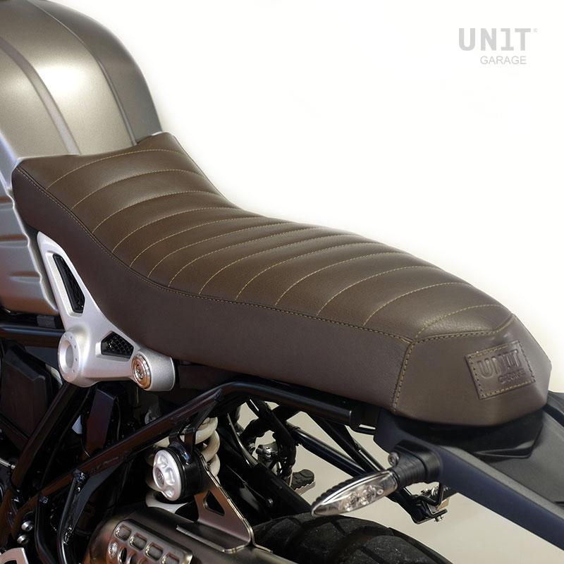 Unit Garage Biposto seat NineT | COD. 1601BrownLeather