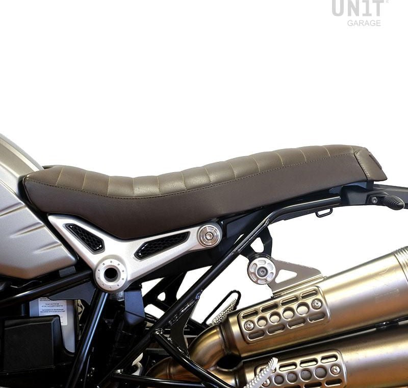 Unit Garage Biposto seat NineT | COD. 1601BrownLeather