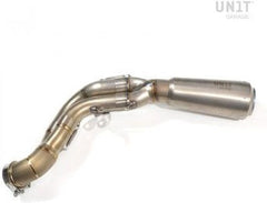 Unit Garage High pipe in Titanium | 1611HighTit