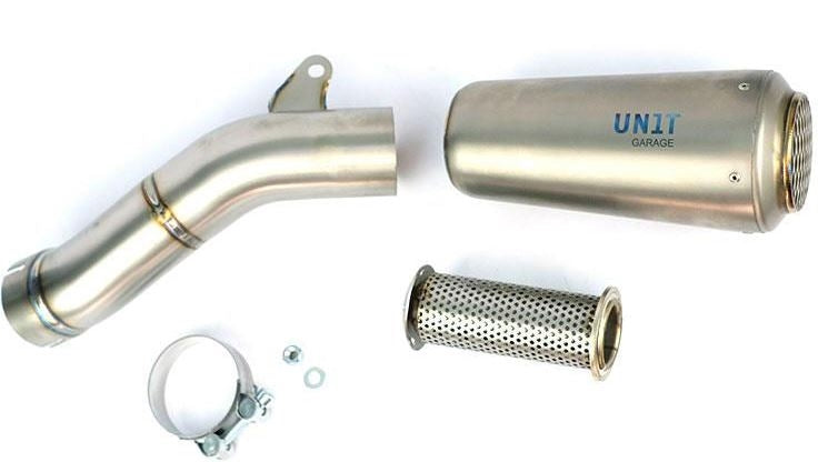 Unit Garage Low Pipe + Support | COD. 1611Low+2023