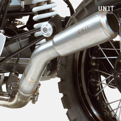 Unit Garage Low pipe nineT in Titanium | COD. 1611LowT