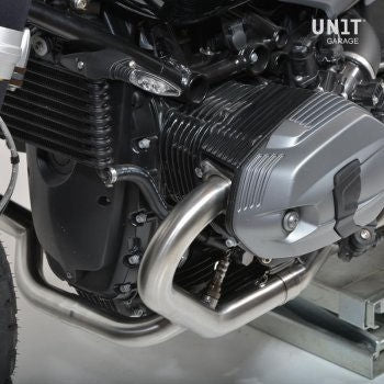 Unit Garage Headpipe without Catalytic Converter in inox (EURO 5) | 1617-21-1618-21